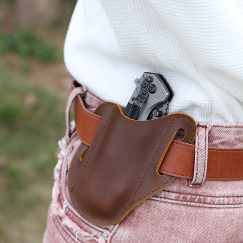 Leather EDC Tool Pouch Outdoor - огляд і ціна Edc Carry Fanny Pack