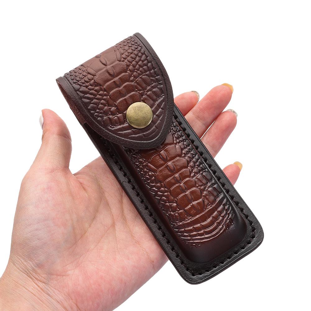 Cowhide Leather Sheath for Fol - огляд і ціна Edc Everyday Carry Knives