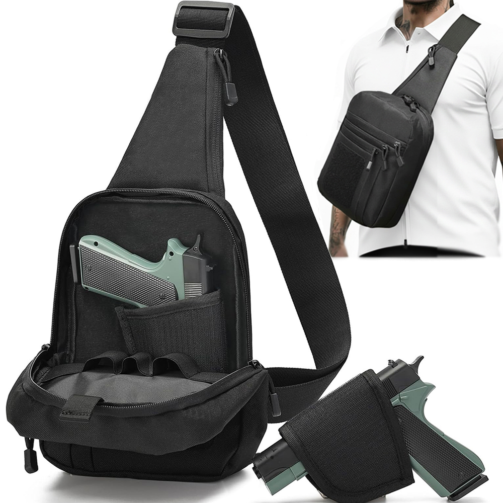 Tactical Pistol Gun Bag Concea - огляд і ціна Edc Concealed Carry Sling Bag