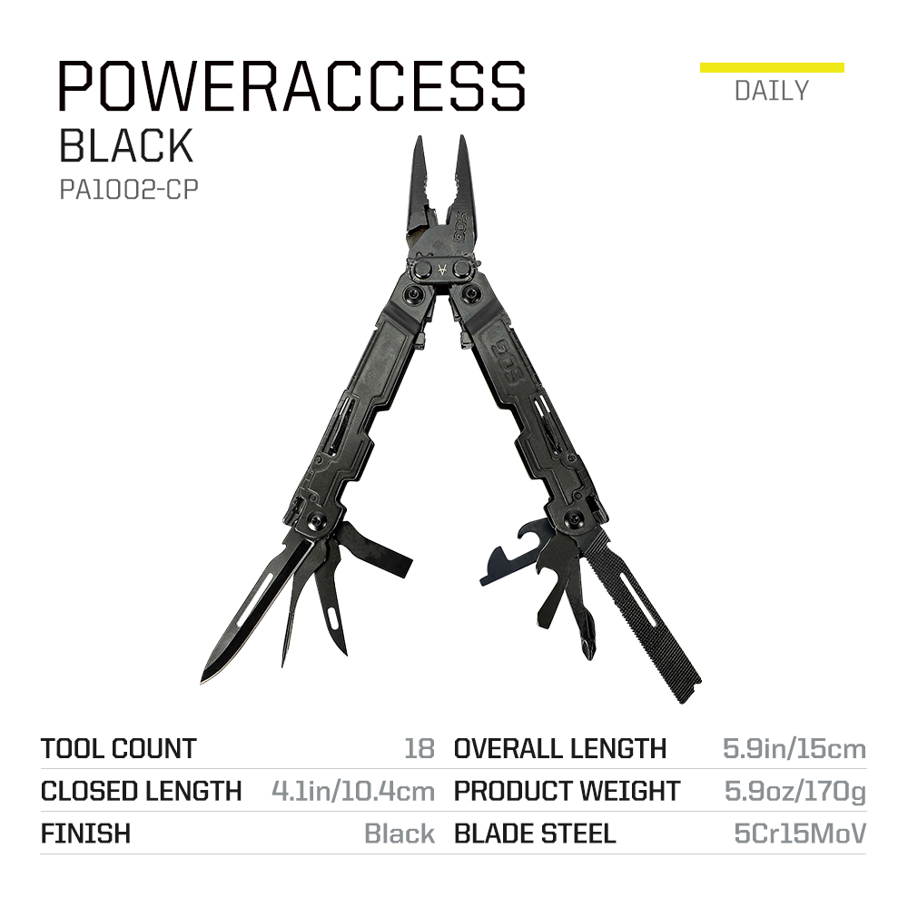 SOG PowerAccess 18 in 1 Pocket - огляд і ціна Edc Carry Clip