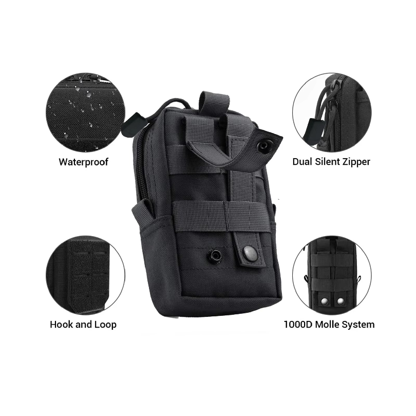 Tactical Molle Pouch Waist Bag - огляд і ціна Edc Carry Fanny Pack
