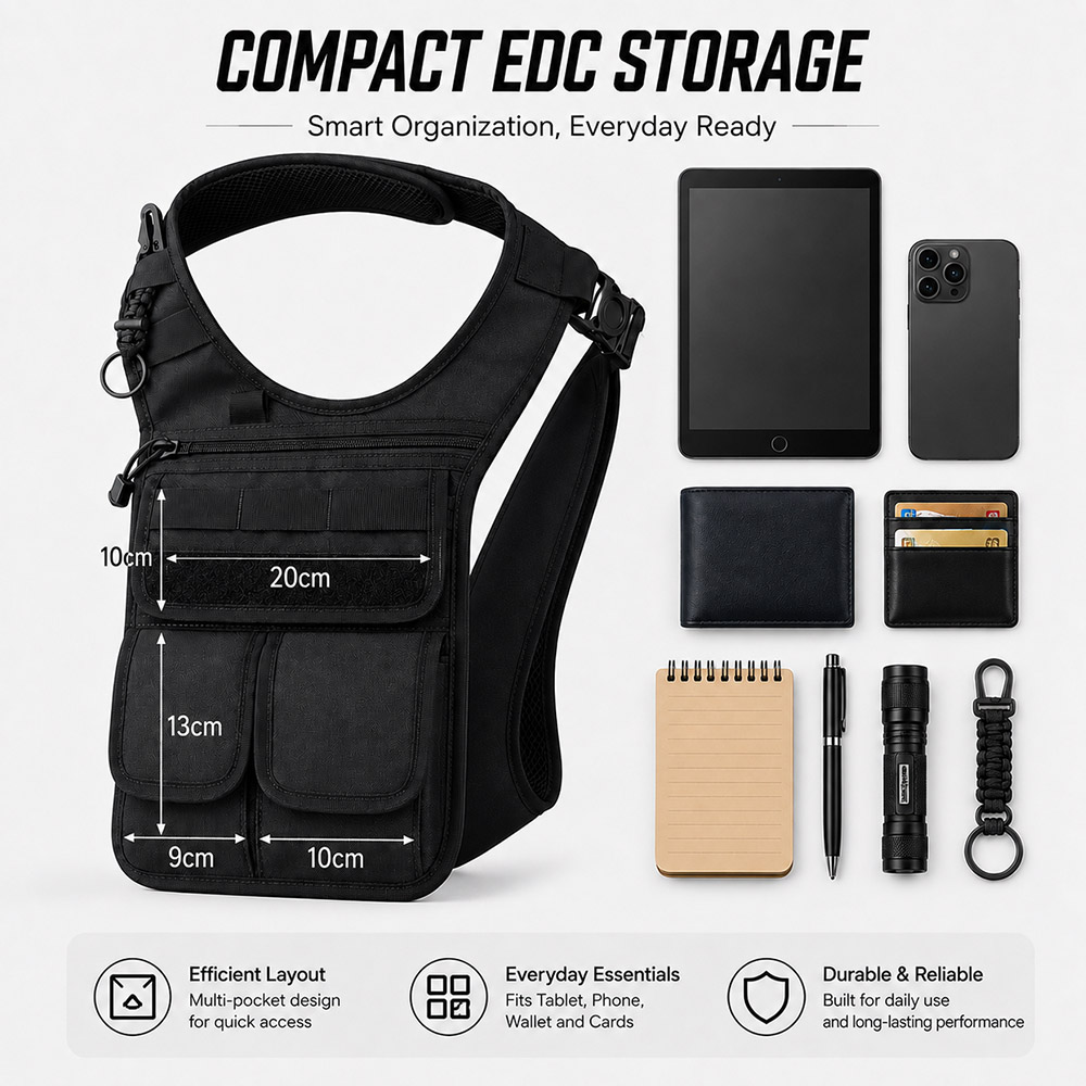 Tactical Concealed Underarm To - огляд і ціна Edc Concealed Carry Sling Bag