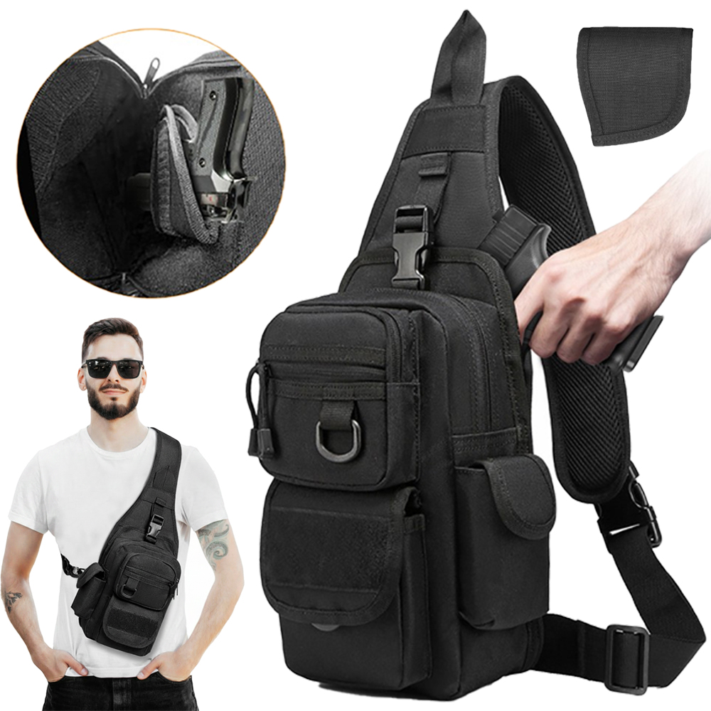 Tactical Pistol Bag Concealed  - огляд і ціна Edc Concealed Carry Sling Bag