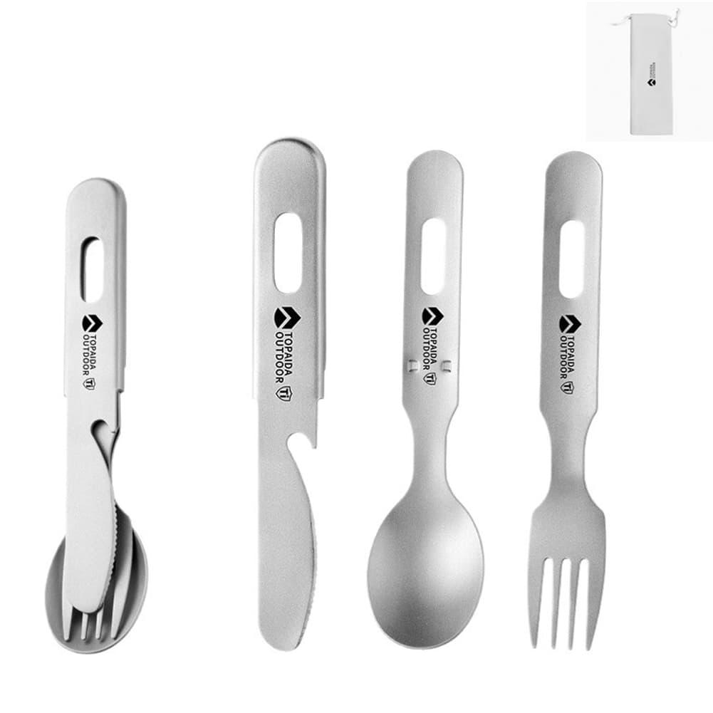 3 in 1 Titanium Camping Fork S - огляд і ціна Edc Everyday Carry Knives