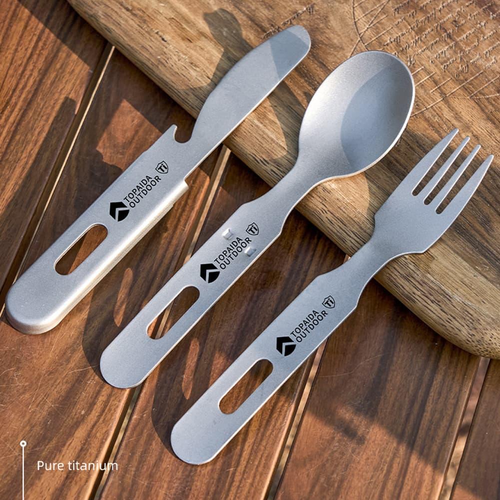 3 in 1 Titanium Camping Fork S - огляд і ціна Edc Everyday Carry Knives